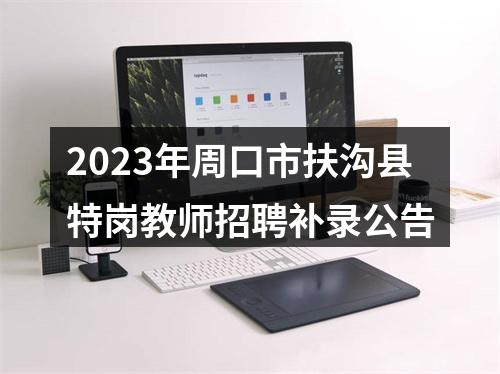 2023年周口市扶沟县特岗教师招聘补录公告 图片